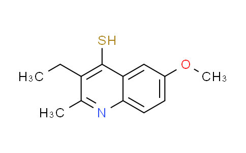 CAS No. 332150-08-0, 3-ethyl-6-methoxy-2-methylquinoline-4-thiol