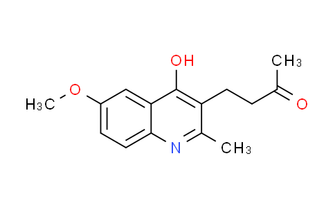 CAS No. 332150-27-3, 4-(4-hydroxy-6-methoxy-2-methylquinolin-3-yl)butan-2-one