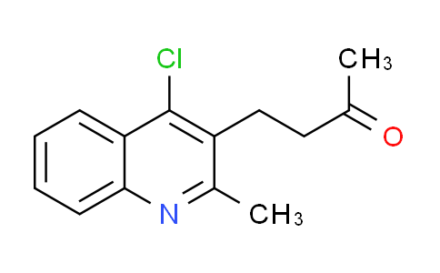 CAS No. 61640-16-2, 4-(4-chloro-2-methylquinolin-3-yl)butan-2-one
