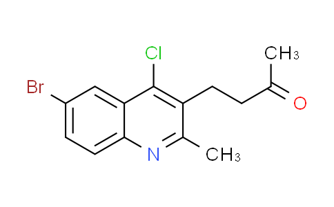 CAS No. 27311-88-2, 4-(6-bromo-4-chloro-2-methylquinolin-3-yl)butan-2-one