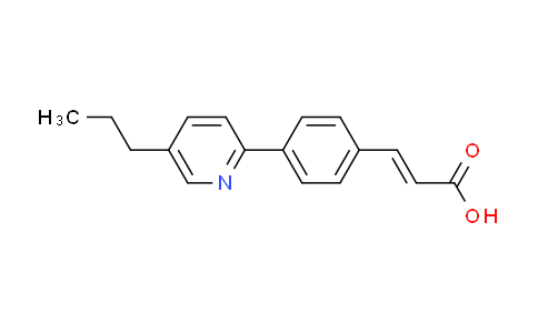 CAS No. 732953-71-8, (2E)-3-[4-(5-propylpyridin-2-yl)phenyl]acrylic acid
