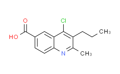 CAS No. 332150-03-5, 4-chloro-2-methyl-3-propylquinoline-6-carboxylic acid