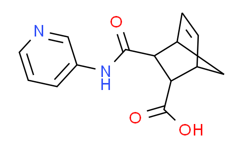 CAS No. 200431-54-5, 3-[(pyridin-3-ylamino)carbonyl]bicyclo[2.2.1]hept-5-ene-2-carboxylic acid