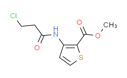 CAS No. 549478-39-9, methyl 3-[(3-chloropropanoyl)amino]-2-thiophenecarboxylate