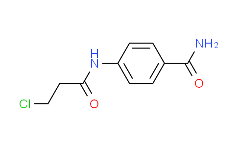 CAS No. 573994-42-0, 4-[(3-chloropropanoyl)amino]benzamide
