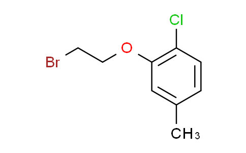 CAS No. 910032-21-2, 2-(2-bromoethoxy)-1-chloro-4-methylbenzene
