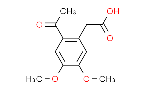 CAS No. 38210-84-3, (2-acetyl-4,5-dimethoxyphenyl)acetic acid