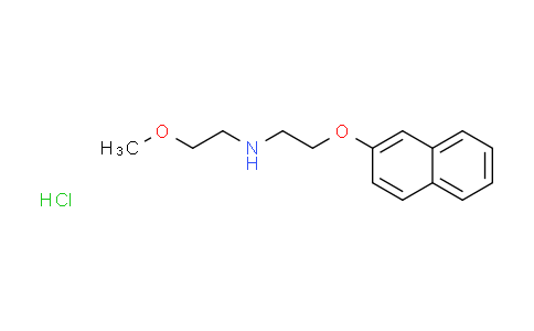 CAS No. 1609408-89-0, (2-methoxyethyl)[2-(2-naphthyloxy)ethyl]amine hydrochloride