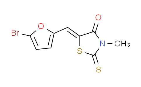 CAS No. 292024-92-1, (5Z)-5-[(5-bromo-2-furyl)methylene]-3-methyl-2-thioxo-1,3-thiazolidin-4-one