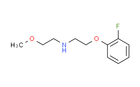 CAS No. 420102-44-9, 2-(2-fluorophenoxy)-N-(2-methoxyethyl)ethanamine