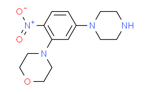 CAS No. 332023-13-9, 4-(2-nitro-5-piperazin-1-ylphenyl)morpholine