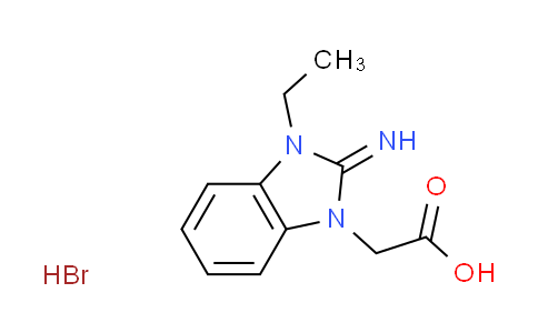 CAS No. 436099-71-7, (3-ethyl-2-imino-2,3-dihydro-1H-benzimidazol-1-yl)acetic acid hydrobromide