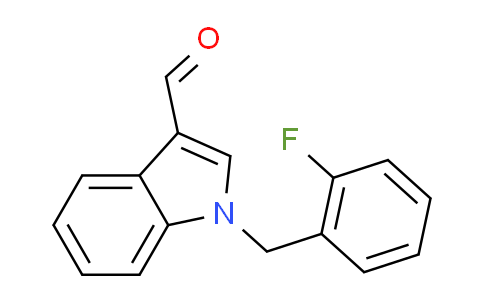 CAS No. 192997-17-4, 1-(2-fluorobenzyl)-1H-indole-3-carbaldehyde