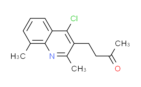 CAS No. 309721-18-4, 4-(4-chloro-2,8-dimethylquinolin-3-yl)butan-2-one