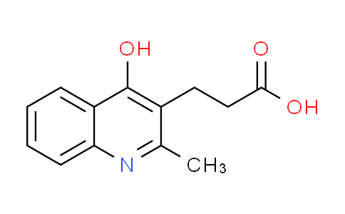 CAS No. 22609-25-2, 3-(4-hydroxy-2-methylquinolin-3-yl)propanoic acid