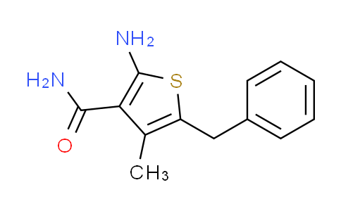 CAS No. 57243-81-9, 2-amino-5-benzyl-4-methyl-3-thiophenecarboxamide