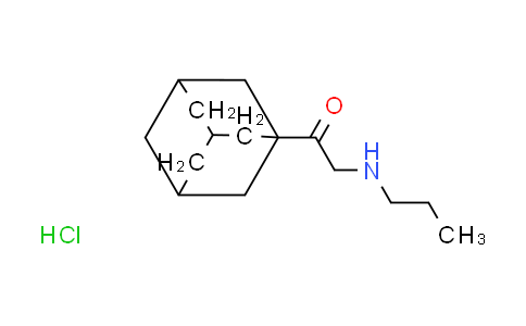CAS No. 33447-61-9, 1-(1-adamantyl)-2-(propylamino)ethanone hydrochloride