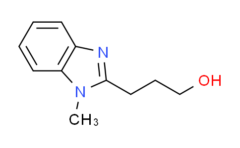 CAS No. 116040-91-6, 3-(1-methyl-1H-benzimidazol-2-yl)-1-propanol