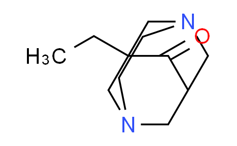 CAS No. 351996-17-3, 1-ethyl-3,6-diazatricyclo[4.3.1.1~3,8~]undecan-9-one