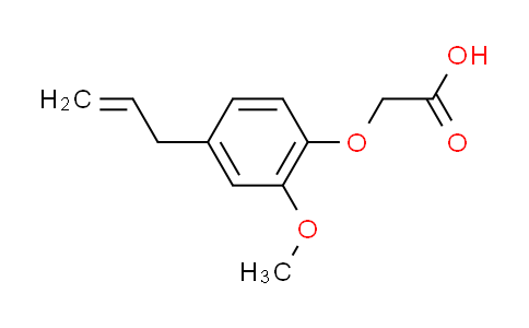 CAS No. 6331-61-9, (4-allyl-2-methoxyphenoxy)acetic acid