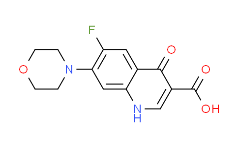 CAS No. 420830-23-5, 6-fluoro-7-morpholin-4-yl-4-oxo-1,4-dihydroquinoline-3-carboxylic acid