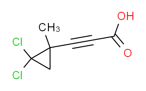 CAS No. 2566-08-7, 3-(2,2-dichloro-1-methylcyclopropyl)prop-2-ynoic acid