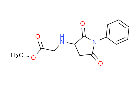 CAS No. 471917-05-2, methyl N-(2,5-dioxo-1-phenylpyrrolidin-3-yl)glycinate