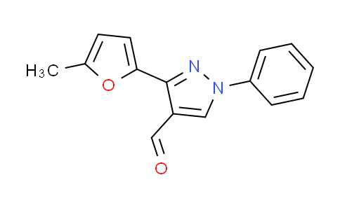 CAS No. 210825-08-4, 3-(5-methyl-2-furyl)-1-phenyl-1H-pyrazole-4-carbaldehyde