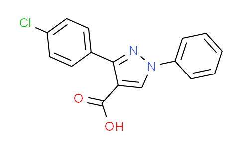 CAS No. 372107-14-7, 3-(4-chlorophenyl)-1-phenyl-1H-pyrazole-4-carboxylic acid