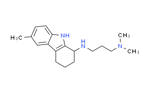 CAS No. 121593-92-8, N,N-dimethyl-N'-(6-methyl-2,3,4,9-tetrahydro-1H-carbazol-1-yl)propane-1,3-diamine