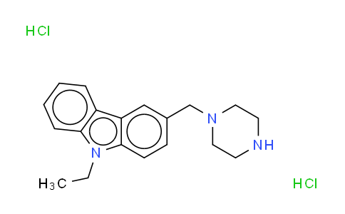 CAS No. 1609407-79-5, 9-ethyl-3-(1-piperazinylmethyl)-9H-carbazole dihydrochloride