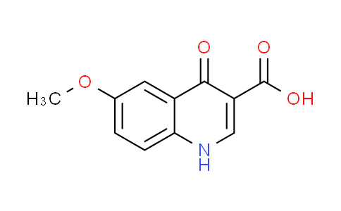 CAS No. 34785-07-4, 6-methoxy-4-oxo-1,4-dihydroquinoline-3-carboxylic acid