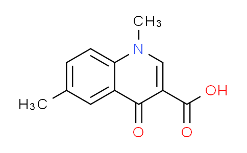 CAS No. 51726-43-3, 1,6-dimethyl-4-oxo-1,4-dihydroquinoline-3-carboxylic acid