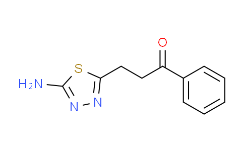 CAS No. 312525-85-2, 3-(5-amino-1,3,4-thiadiazol-2-yl)-1-phenyl-1-propanone