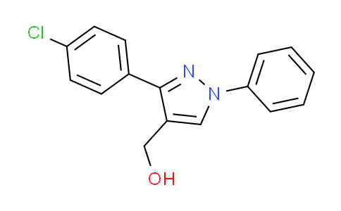 CAS No. 36640-39-8, [3-(4-chlorophenyl)-1-phenyl-1H-pyrazol-4-yl]methanol