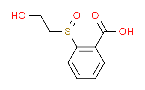 CAS No. 325703-91-1, 2-[(2-hydroxyethyl)sulfinyl]benzoic acid