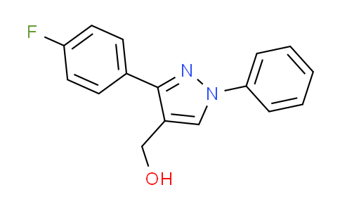 CAS No. 36640-54-7, [3-(4-fluorophenyl)-1-phenyl-1H-pyrazol-4-yl]methanol