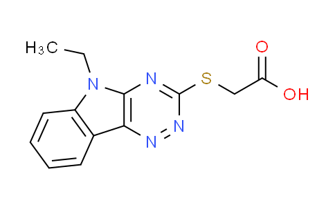 CAS No. 337489-46-0, [(5-ethyl-5H-[1,2,4]triazino[5,6-b]indol-3-yl)thio]acetic acid