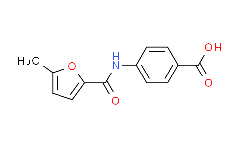 CAS No. 423731-96-8, 4-[(5-methyl-2-furoyl)amino]benzoic acid