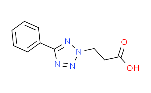 CAS No. 21054-67-1, 3-(5-phenyl-2H-tetrazol-2-yl)propanoic acid