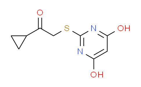 CAS No. 337488-30-9, 1-cyclopropyl-2-[(4,6-dihydroxypyrimidin-2-yl)thio]ethanone