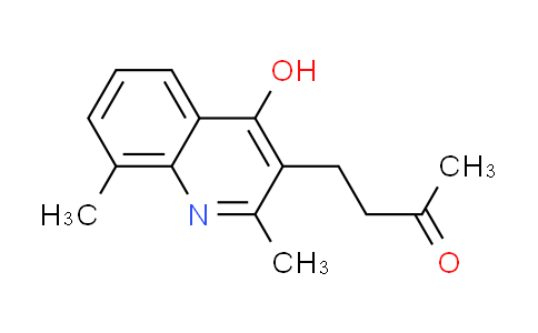 CAS No. 337337-47-0, 4-(4-hydroxy-2,8-dimethylquinolin-3-yl)butan-2-one