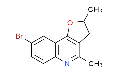 CAS No. 332898-44-9, 8-bromo-2,4-dimethyl-2,3-dihydrofuro[3,2-c]quinoline