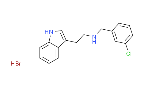 CAS No. 1609400-49-8, N-(3-chlorobenzyl)-2-(1H-indol-3-yl)ethanamine hydrobromide