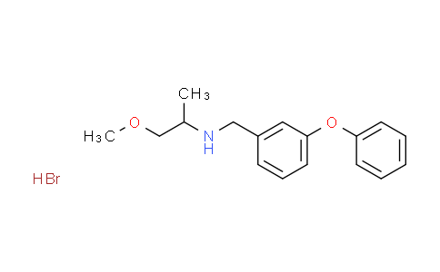 CAS No. 1609400-32-9, (2-methoxy-1-methylethyl)(3-phenoxybenzyl)amine hydrobromide