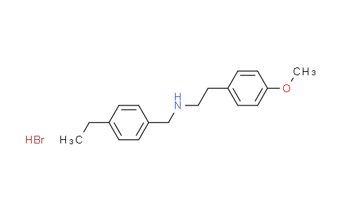 CAS No. 1609401-37-7, N-(4-ethylbenzyl)-2-(4-methoxyphenyl)ethanamine hydrobromide