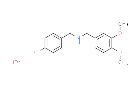 CAS No. 1609400-57-8, (4-chlorobenzyl)(3,4-dimethoxybenzyl)amine hydrobromide
