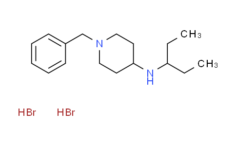 CAS No. 1609409-50-8, 1-benzyl-N-(1-ethylpropyl)-4-piperidinamine dihydrobromide