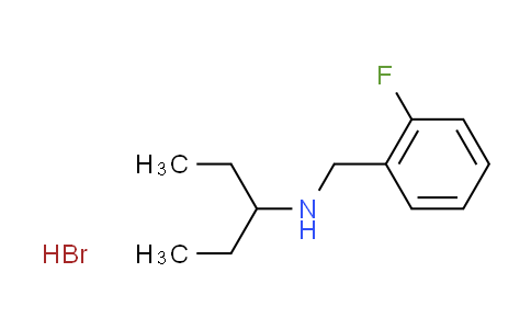 CAS No. 1609406-61-2, N-(2-fluorobenzyl)-3-pentanamine hydrobromide