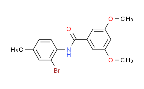 CAS No. 352688-91-6, N-(2-bromo-4-methylphenyl)-3,5-dimethoxybenzamide